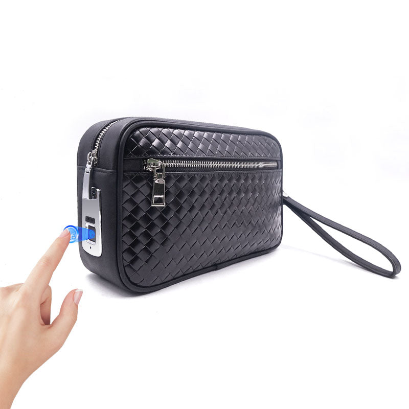 High-end crossbody chest bag with fingerprint lock
