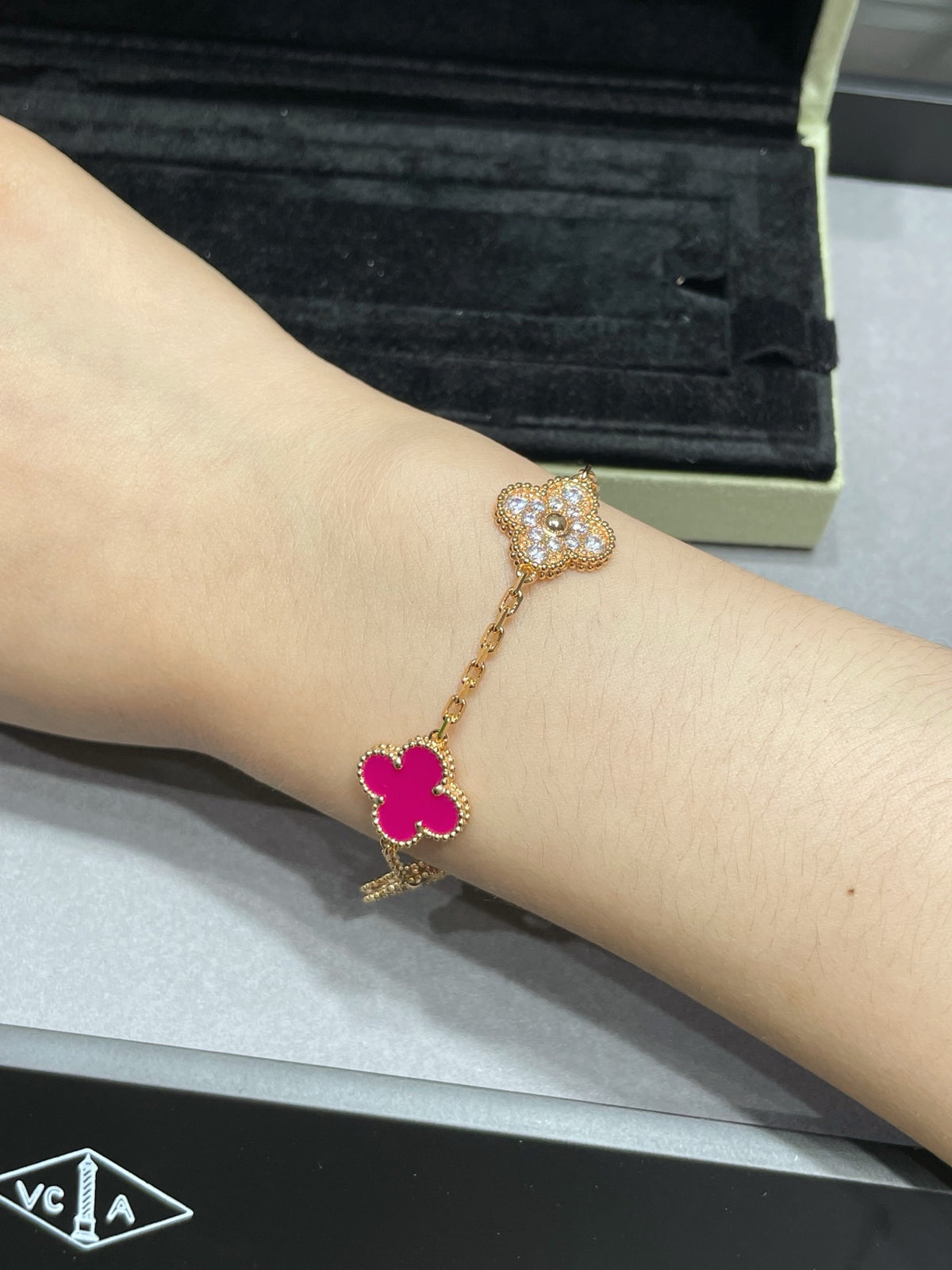 Lucky Four Leaf Clover Bracelet