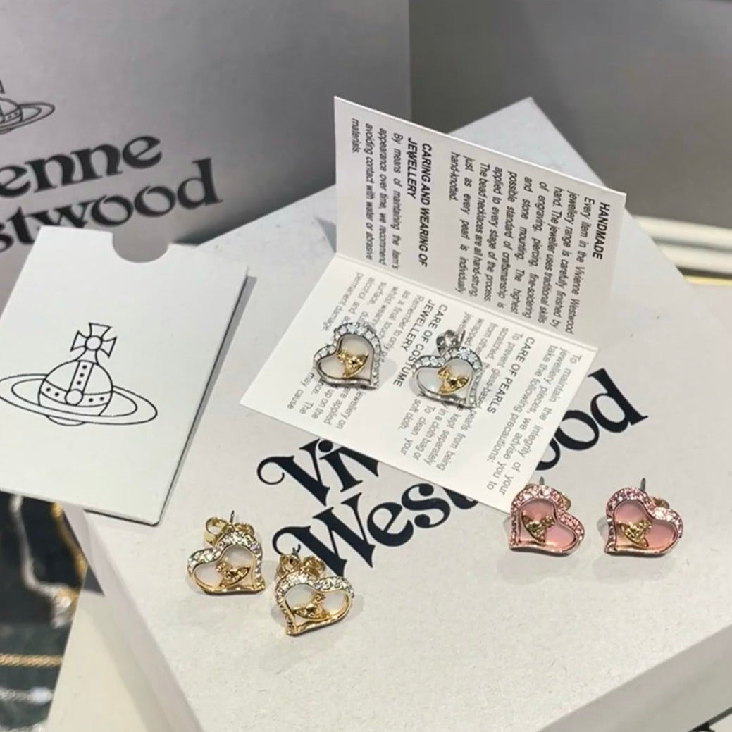 Vivienne Heart Earrings
