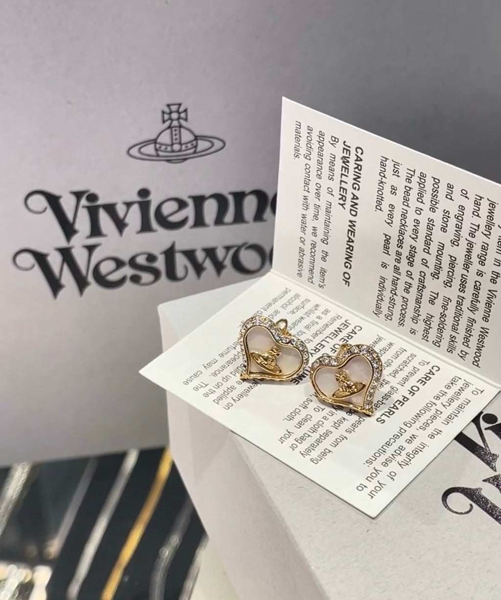 Vivienne Heart Earrings