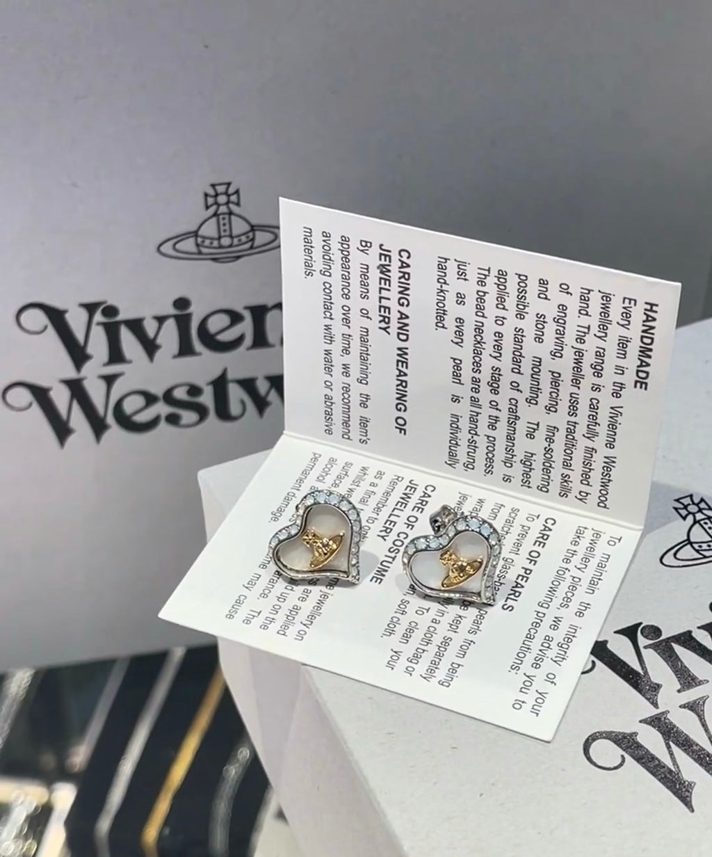 Vivienne Heart Earrings