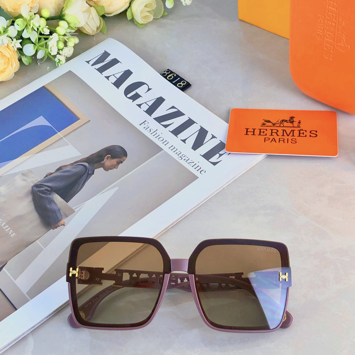 Square Simple Korean Street Style Sunglasses