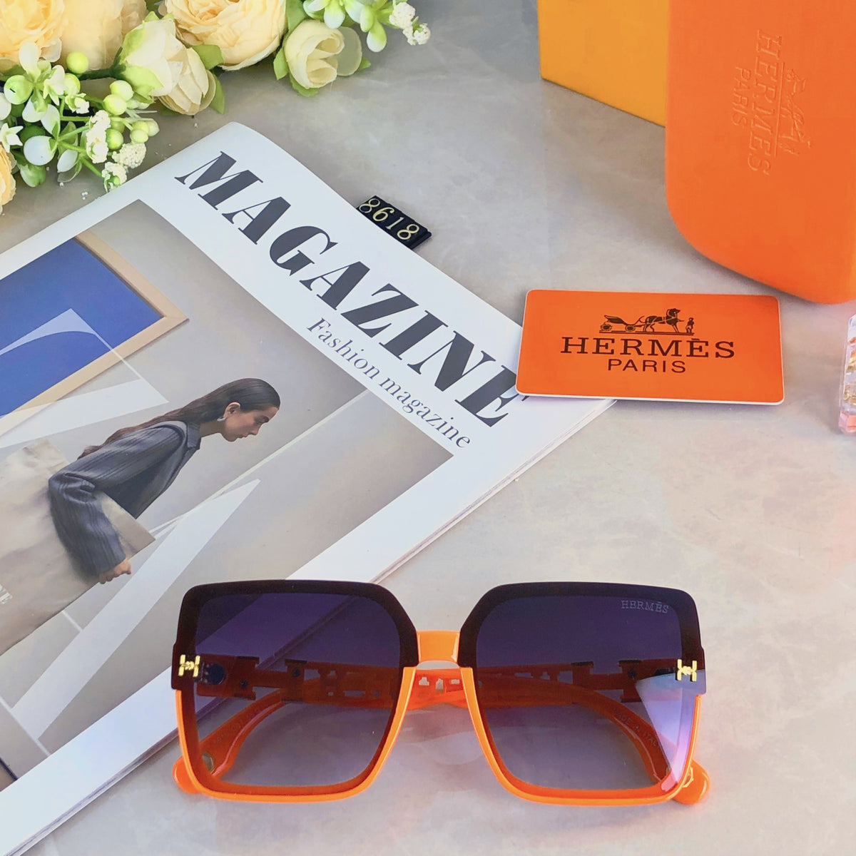 Square Simple Korean Street Style Sunglasses
