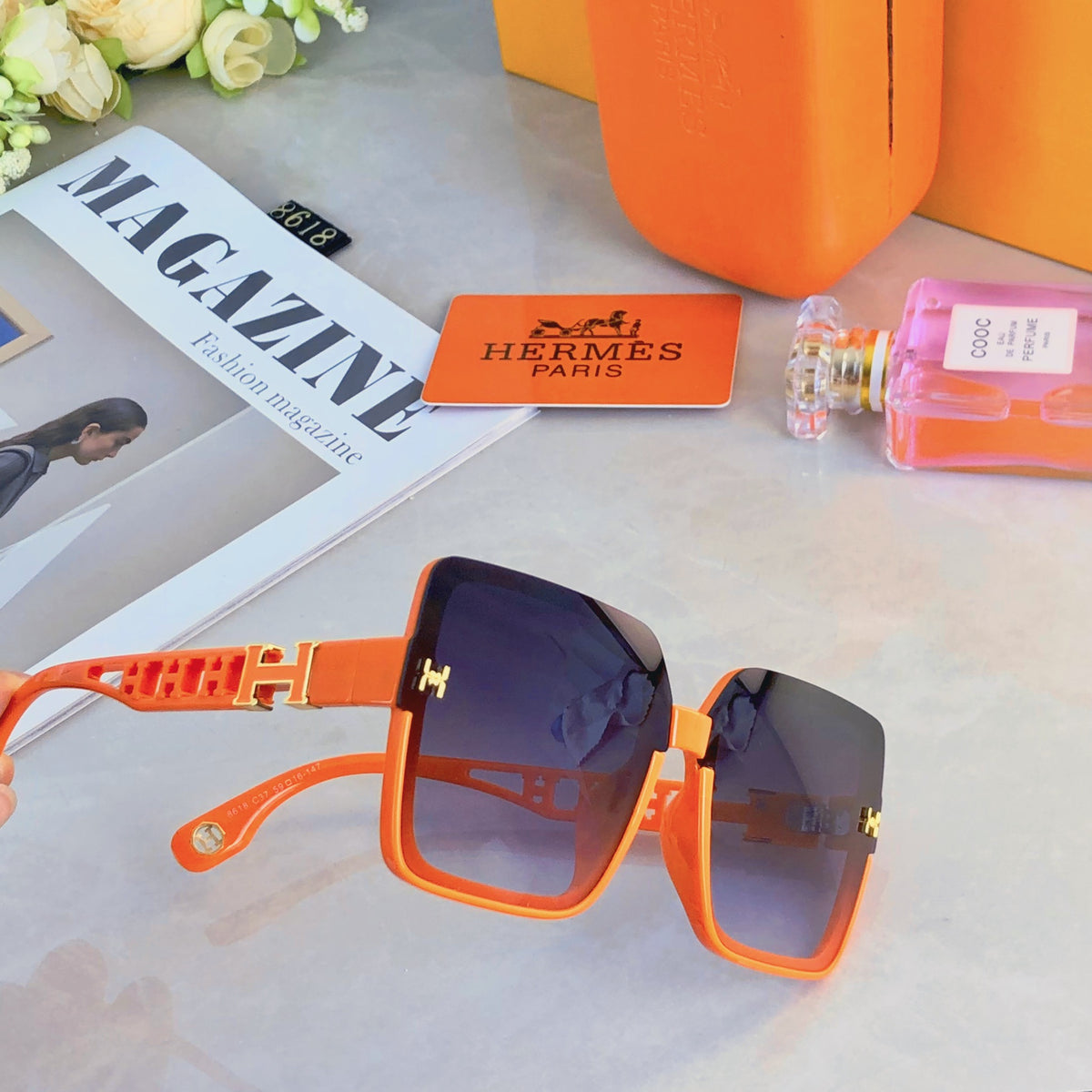 Square Simple Korean Street Style Sunglasses