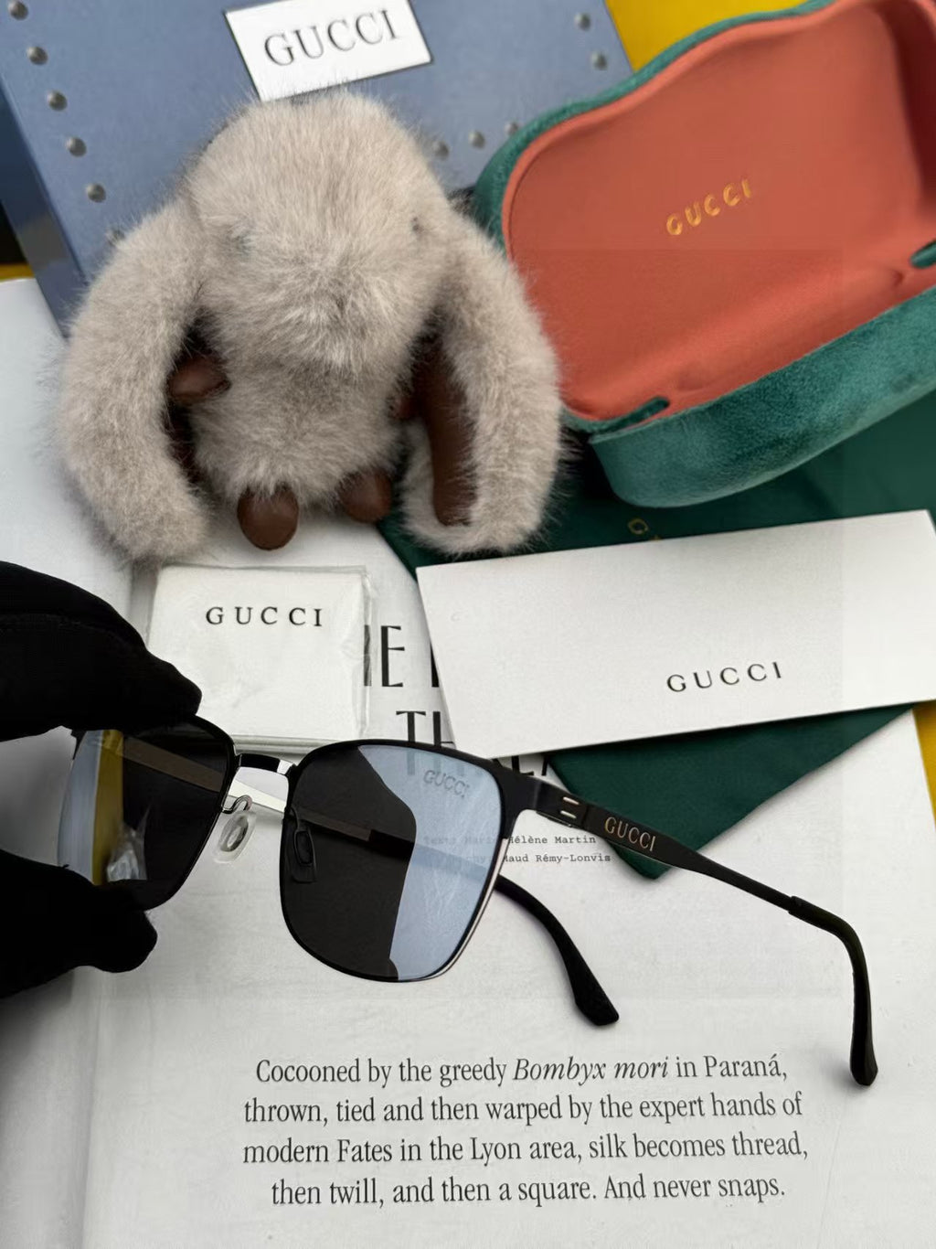 Polygonal sunglasses for men and women couples