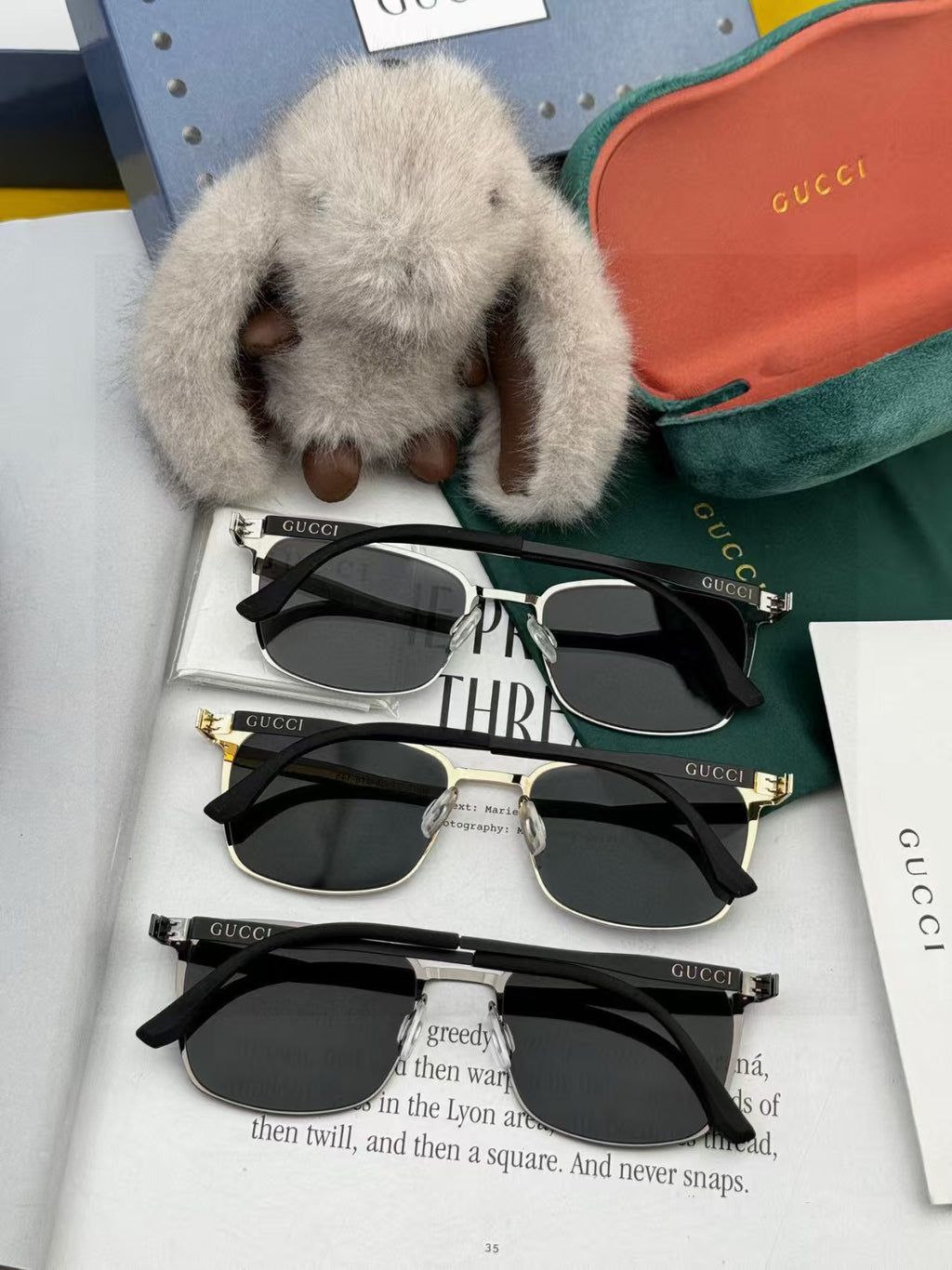 Polygonal sunglasses for men and women couples