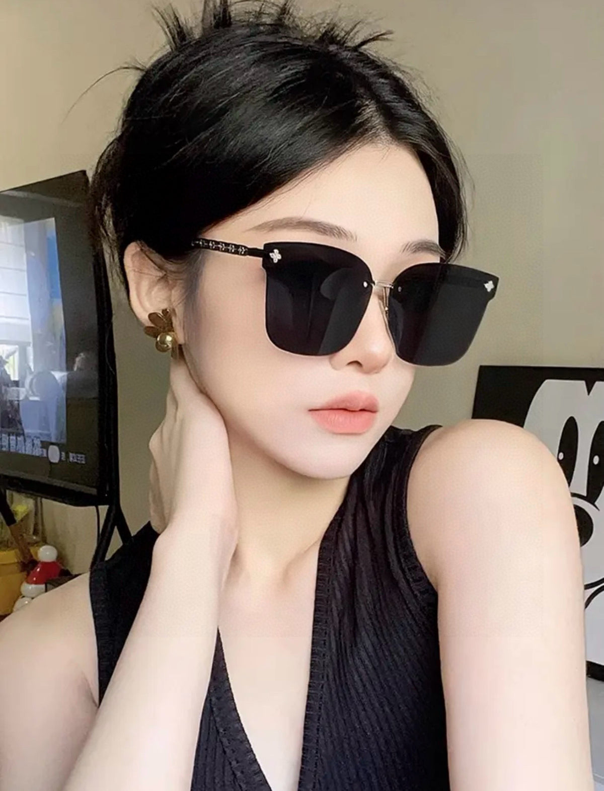 large frame classic sunglasses