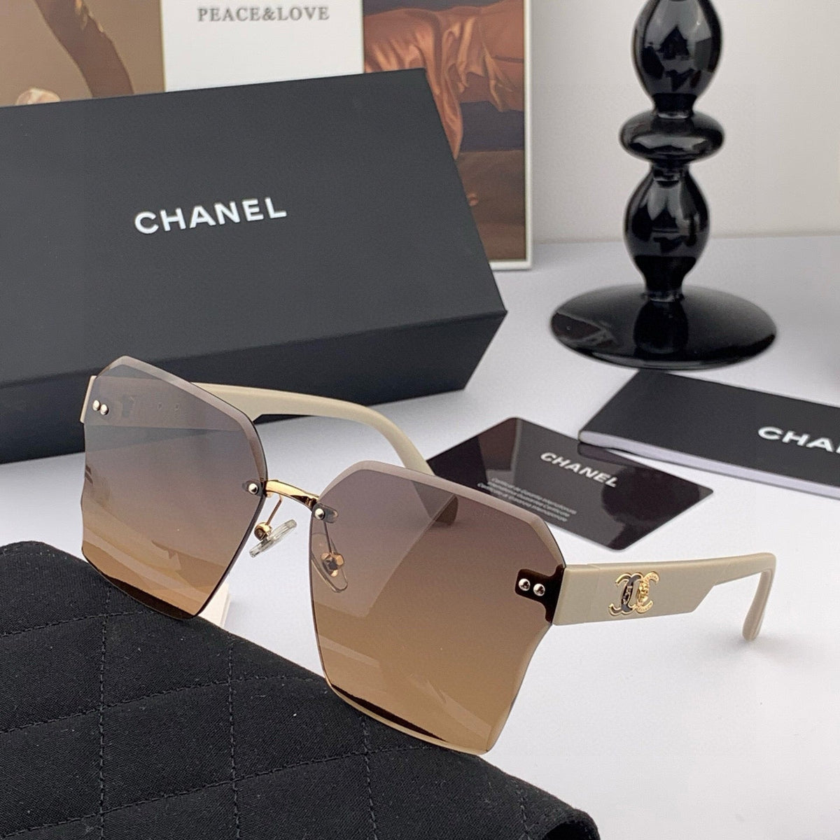 Fashion square frame sunglasses