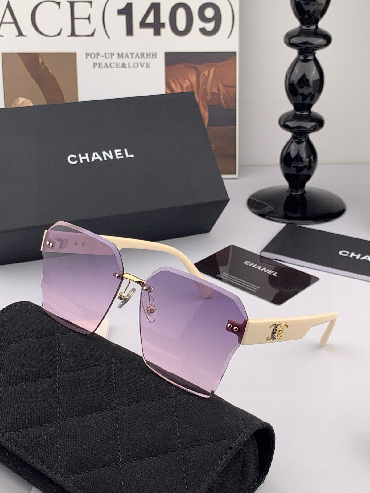 Fashion square frame sunglasses