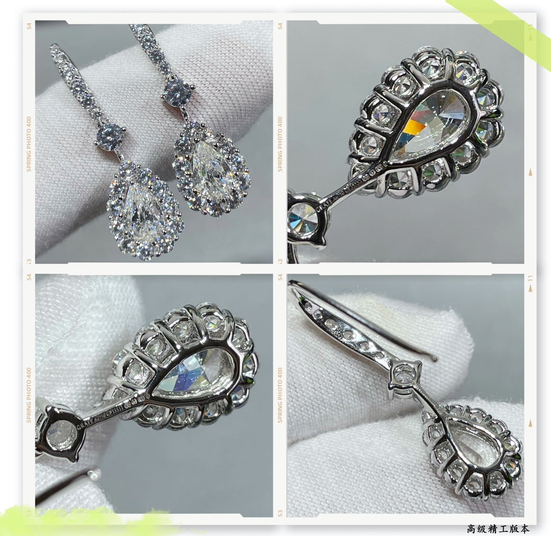 Graff teardrop earrings