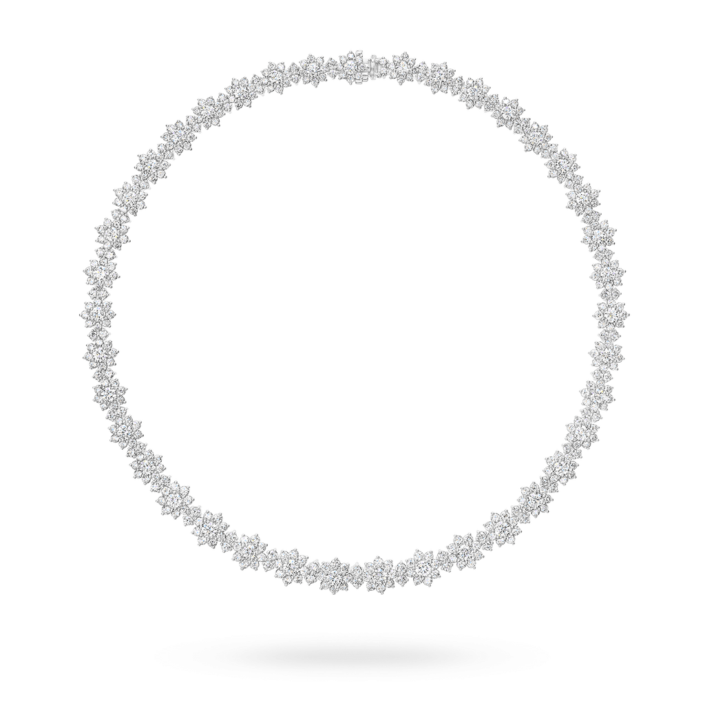 Full diamond sunflower necklace