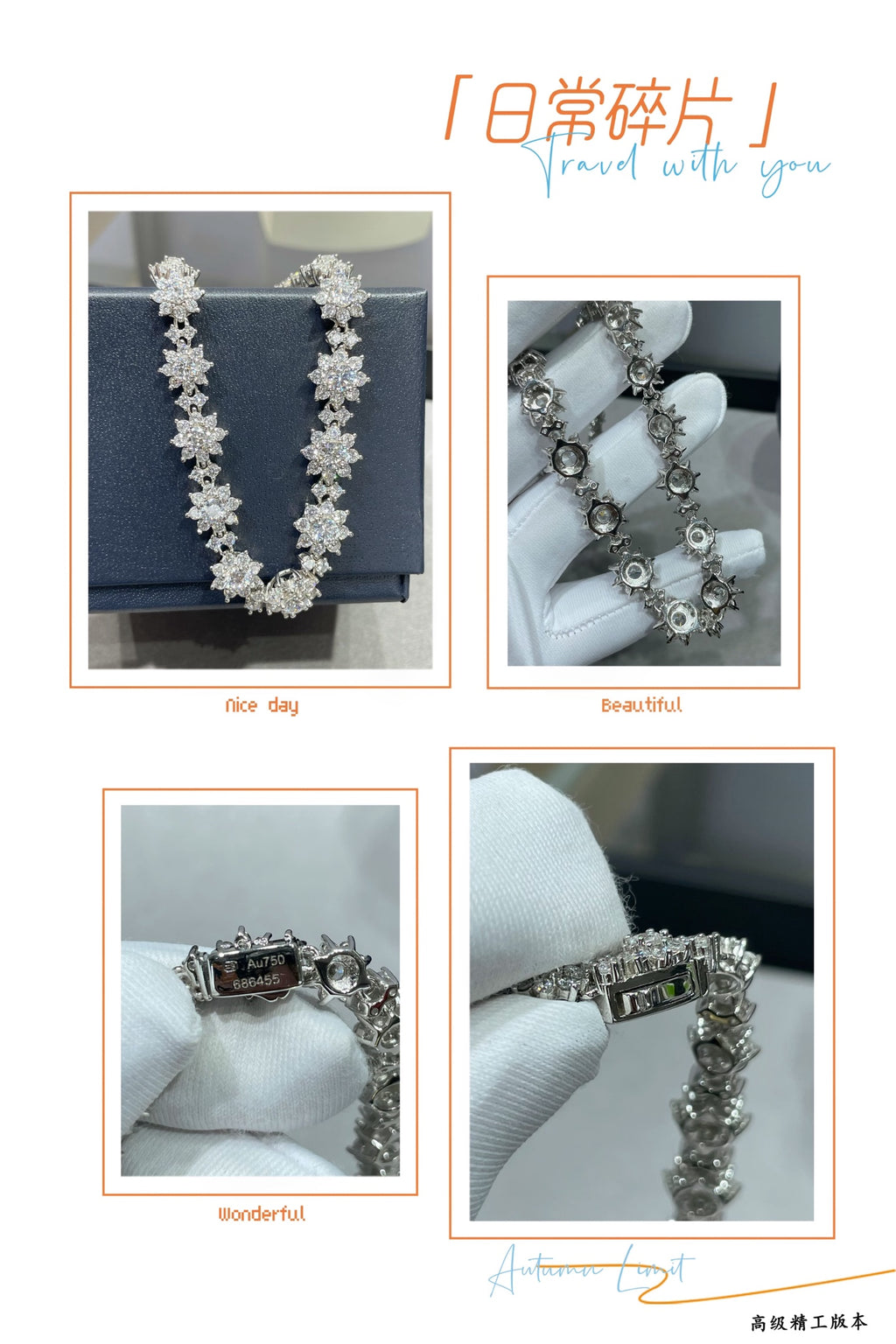 Full diamond sunflower necklace