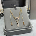 Double-layer dynamic necklace
