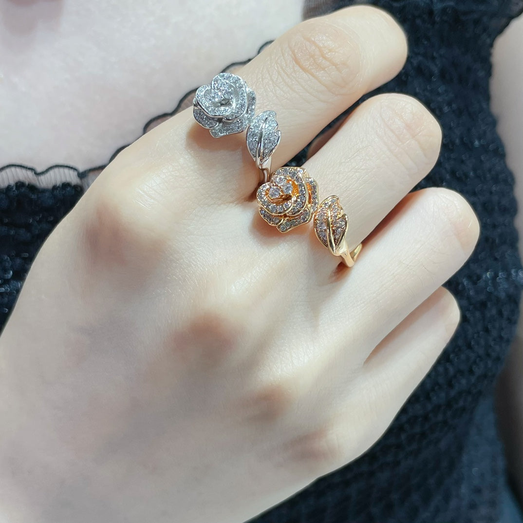blooming rose ring