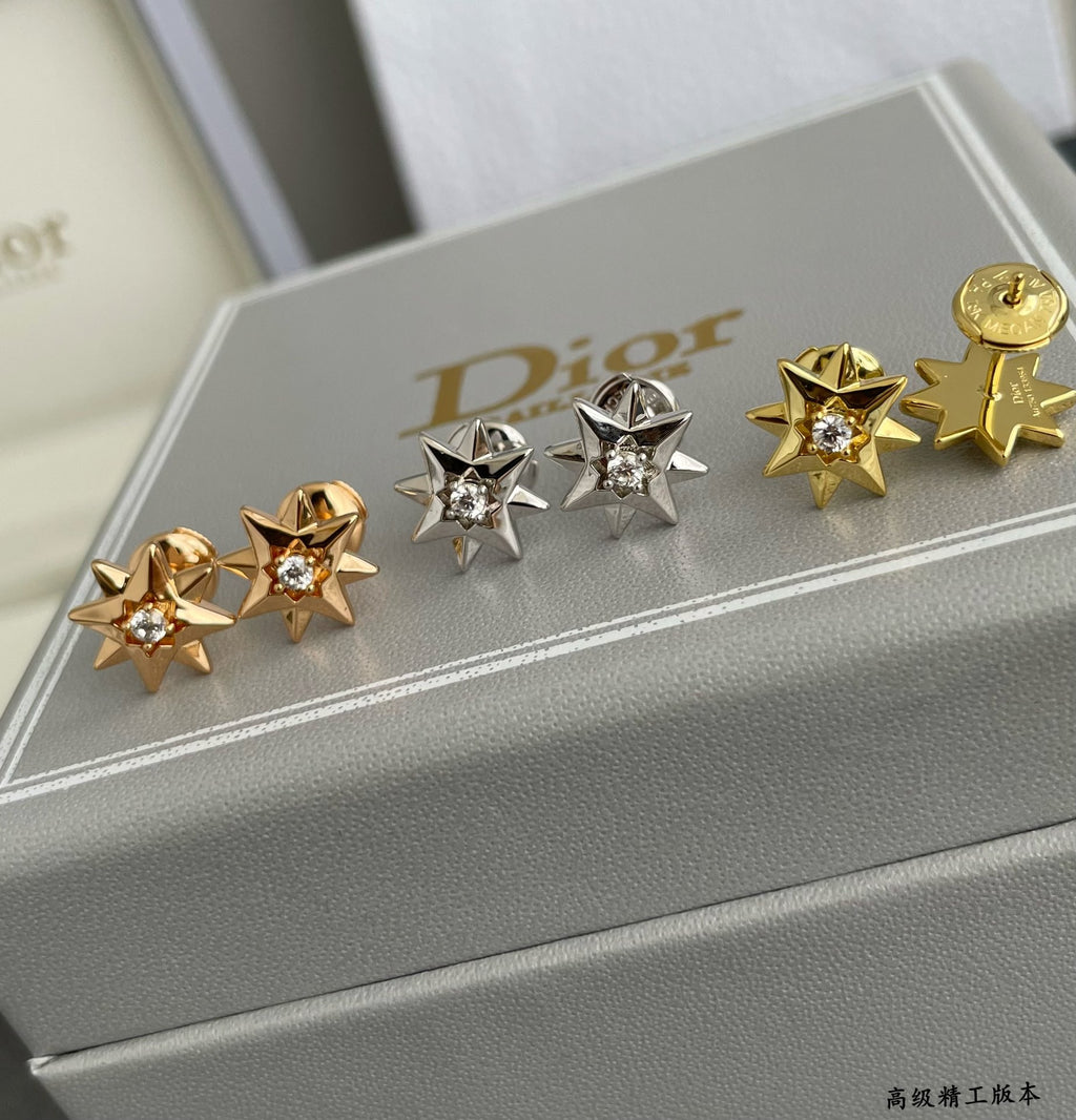 Octagonal earrings