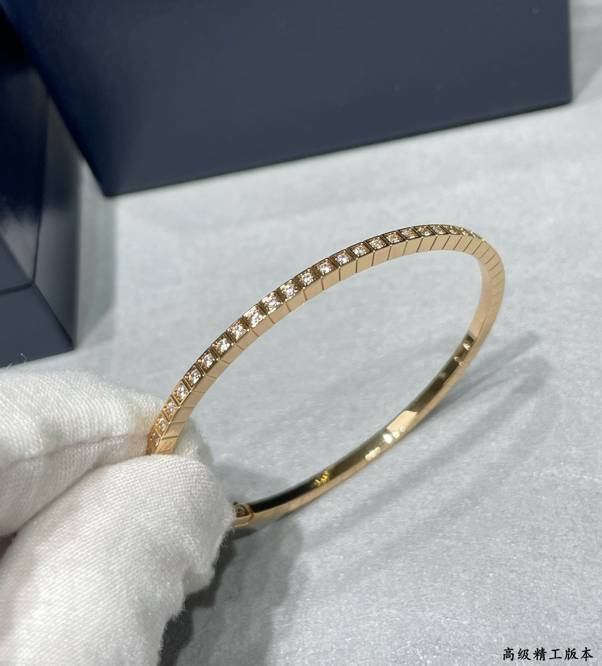 Full diamond ice cube bracelet