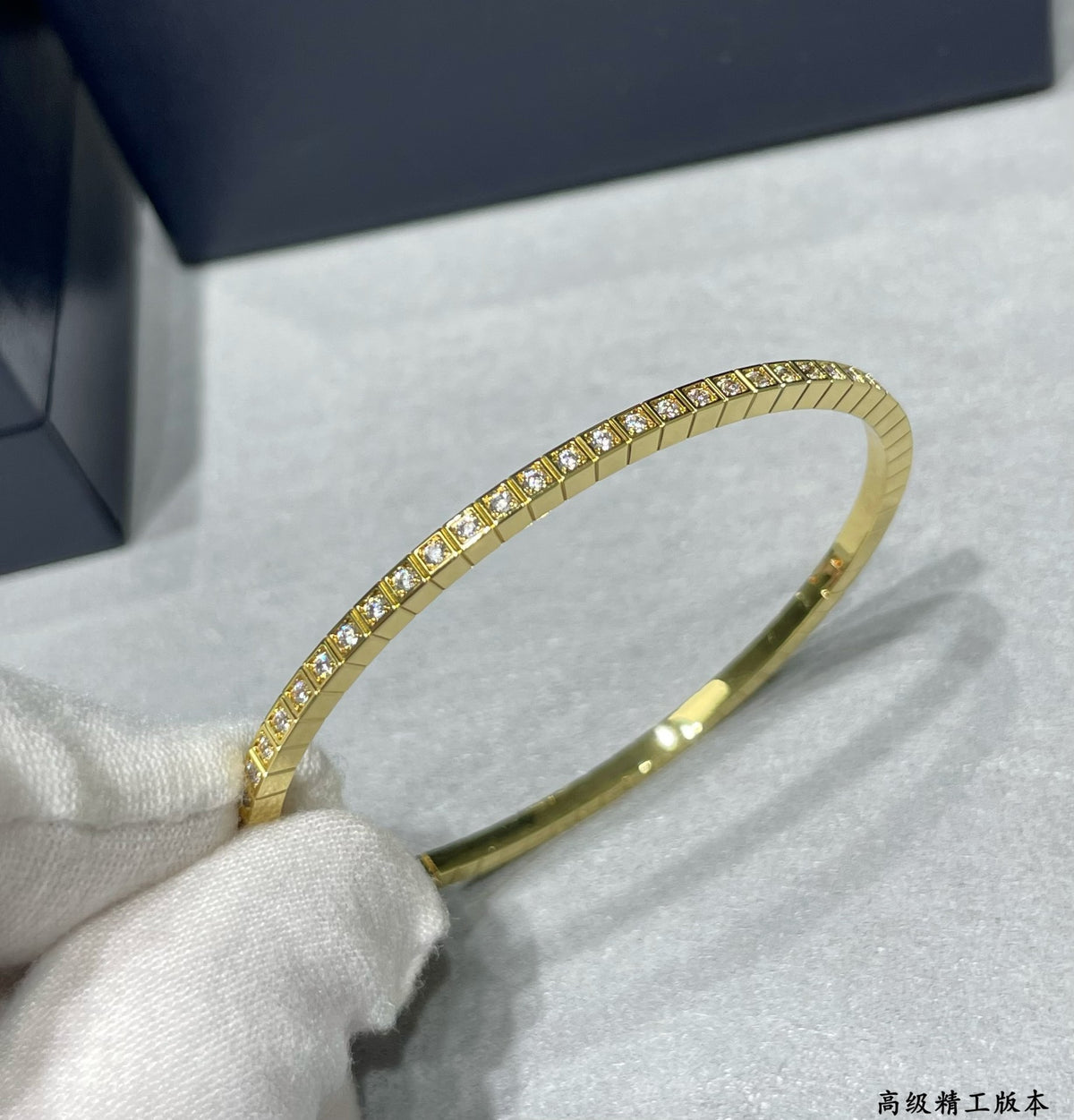 Full diamond ice cube bracelet