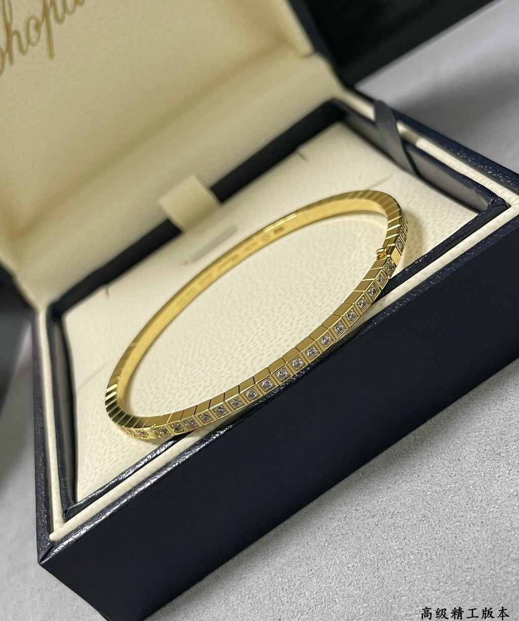 Full diamond ice cube bracelet