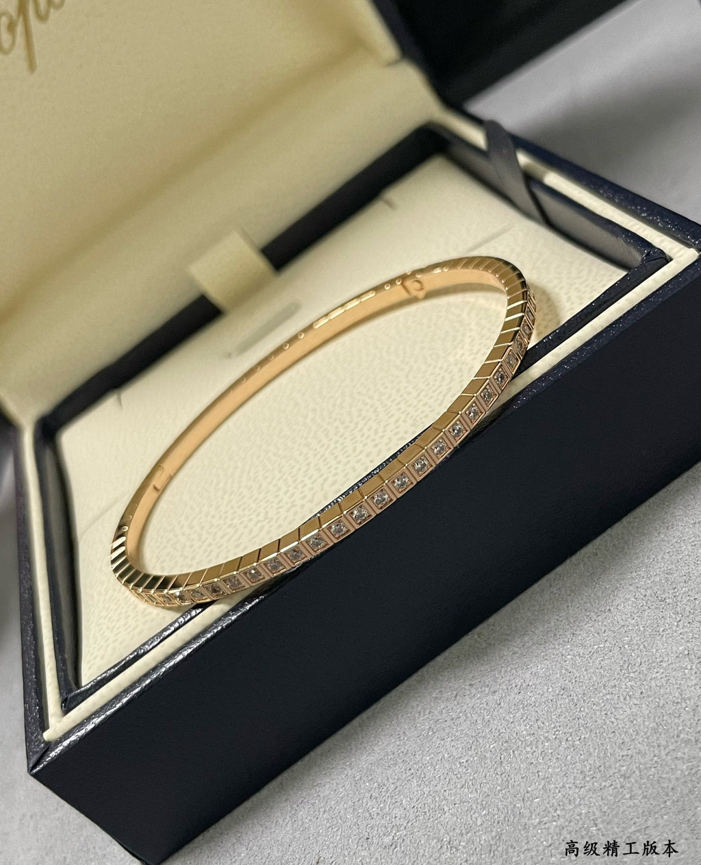 Full diamond ice cube bracelet
