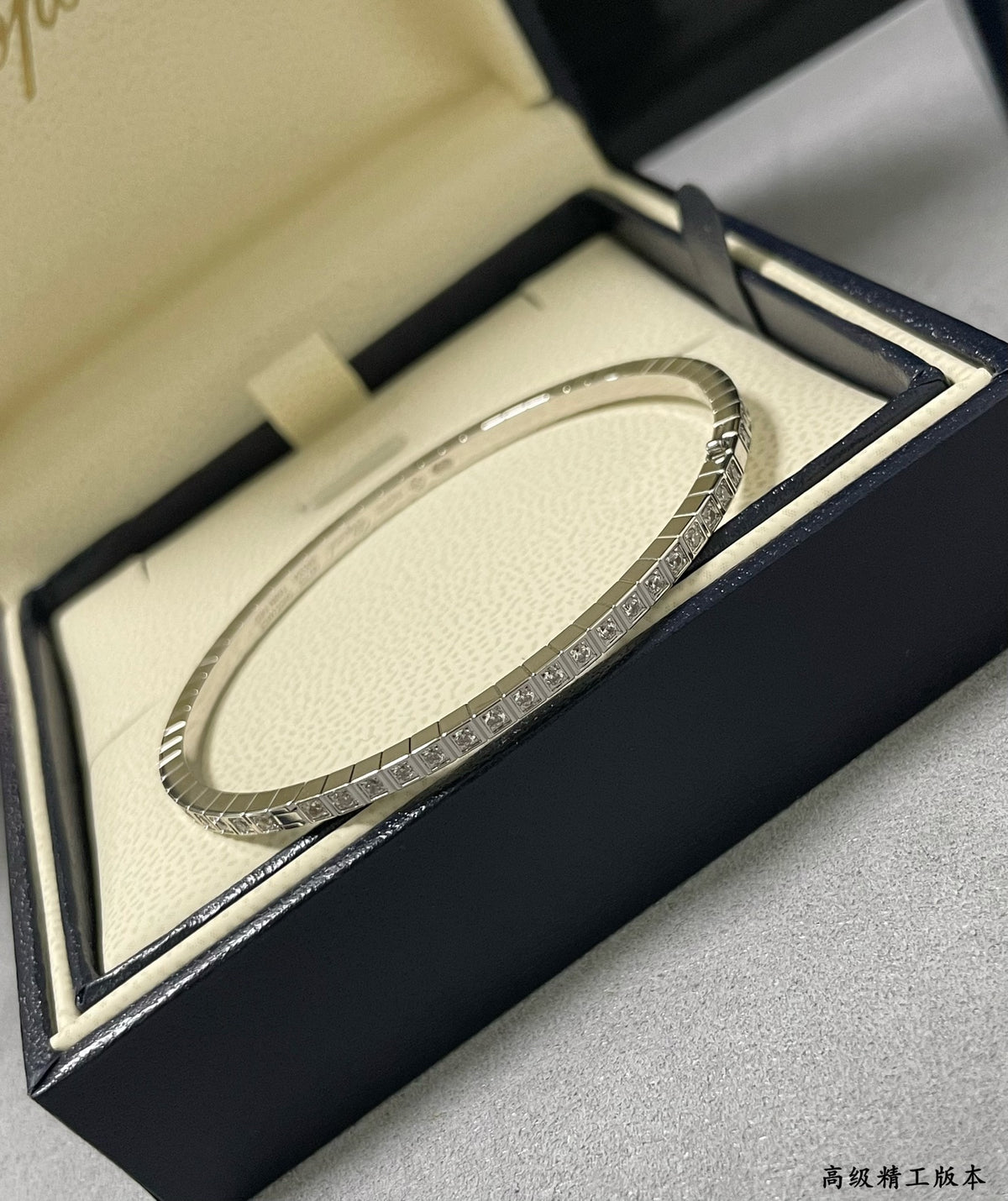 Full diamond ice cube bracelet