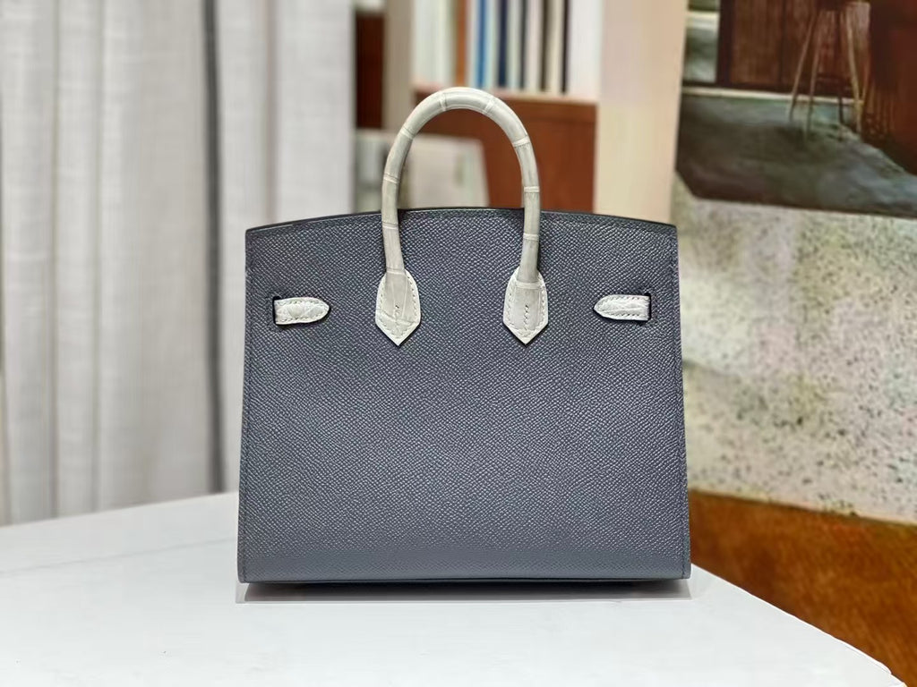 Precious crocodile leather bag