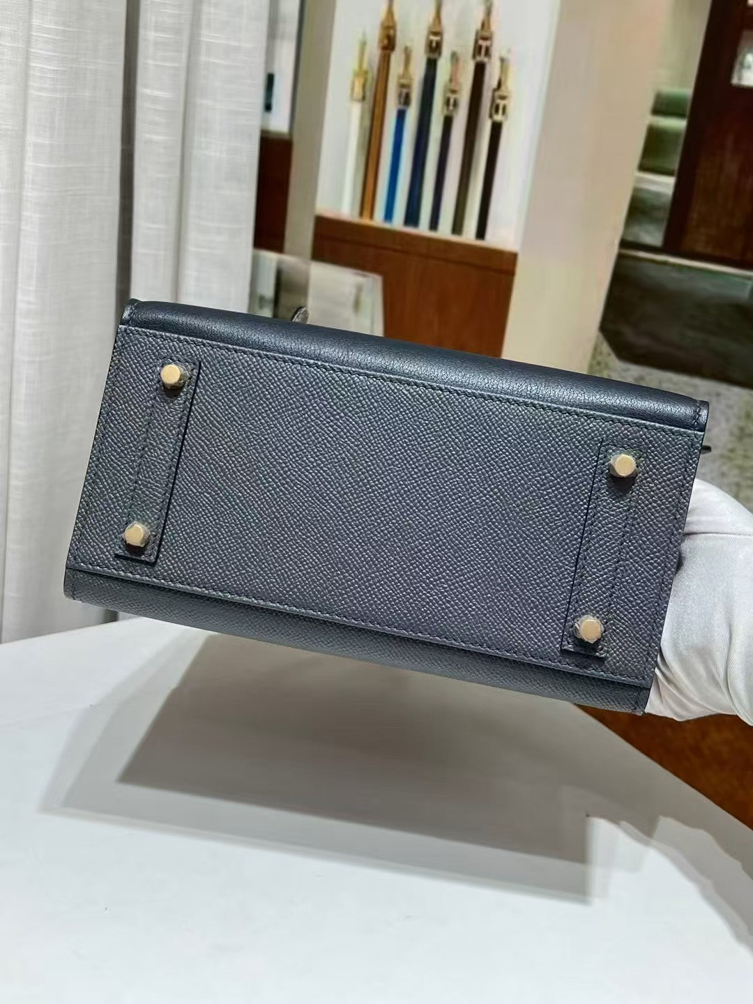 Precious crocodile leather bag