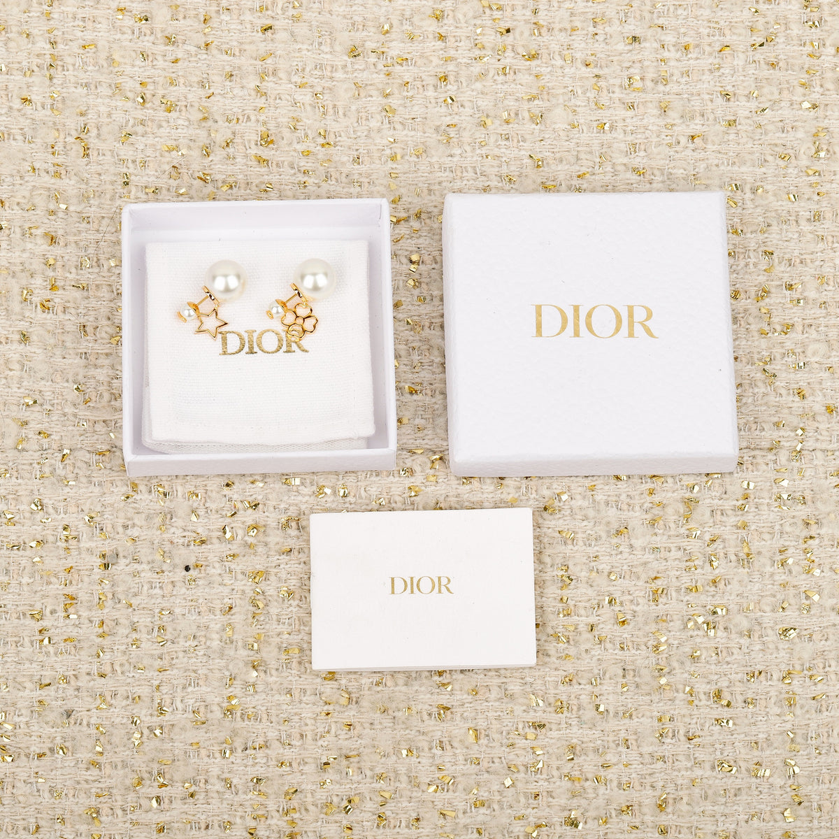 Earrings: Asymmetrical Pearls