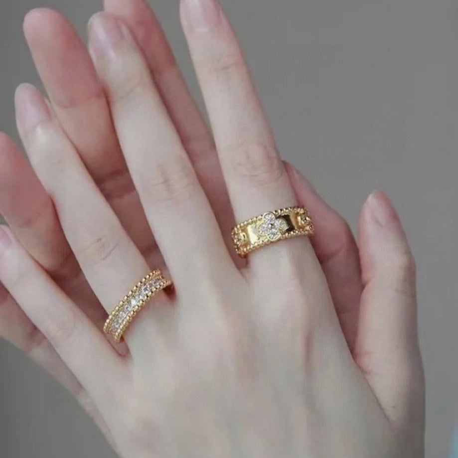 Narrow single row full diamond ring💍