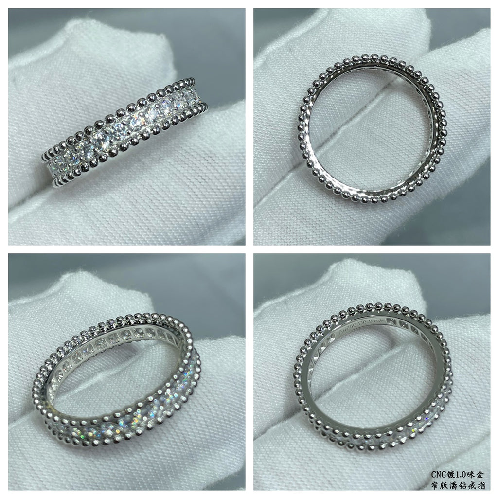 Narrow single row full diamond ring💍