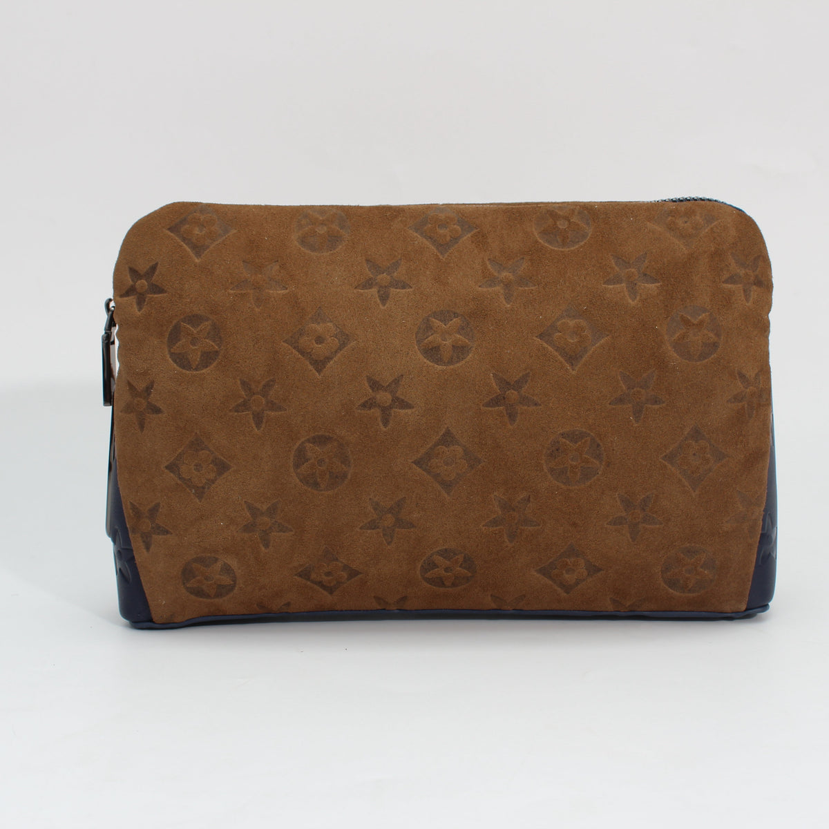 Four-leaf clover genuine leather fingerprint unlock clutch