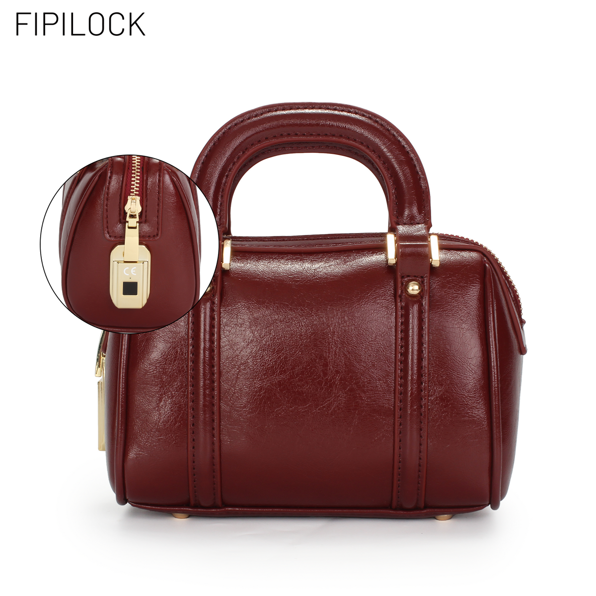 Women's Anti-Theft Fingerprint-Unlock Handbag