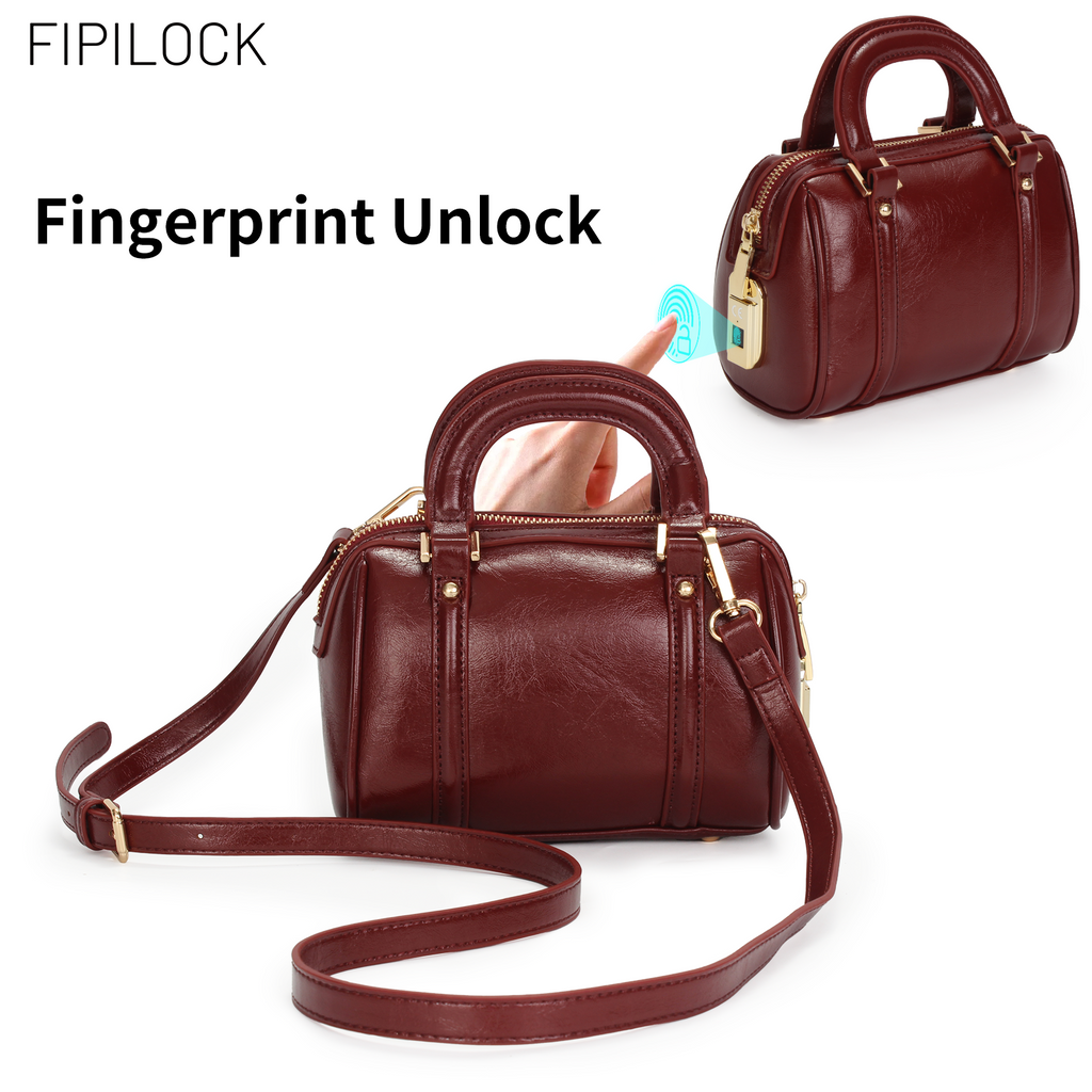 Women's Anti-Theft Fingerprint-Unlock Handbag