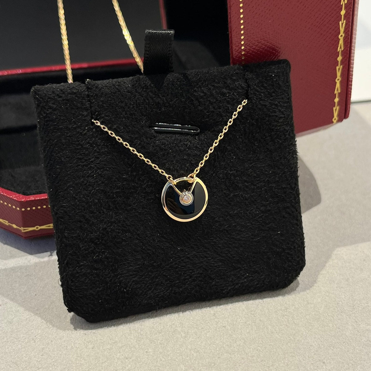 Gold sun necklace