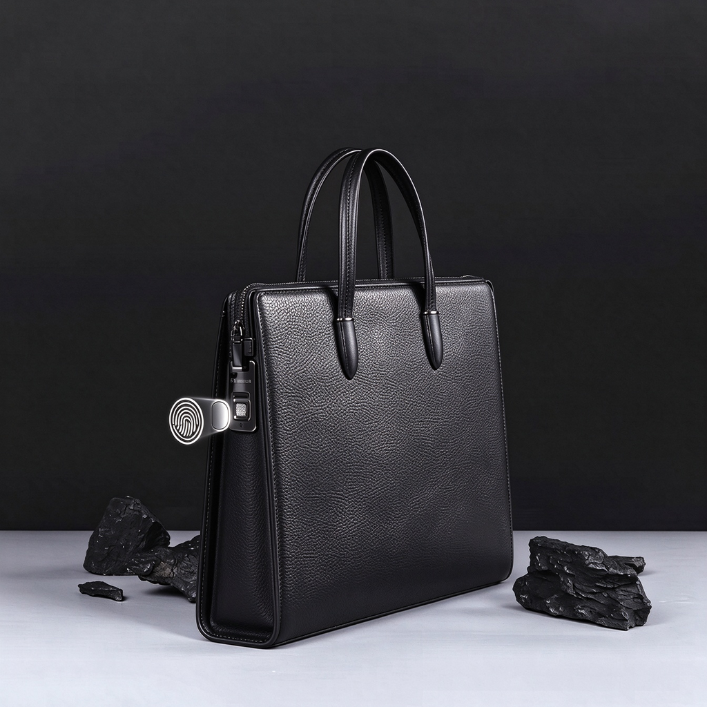 Business Briefcase with Fingerprint Lock