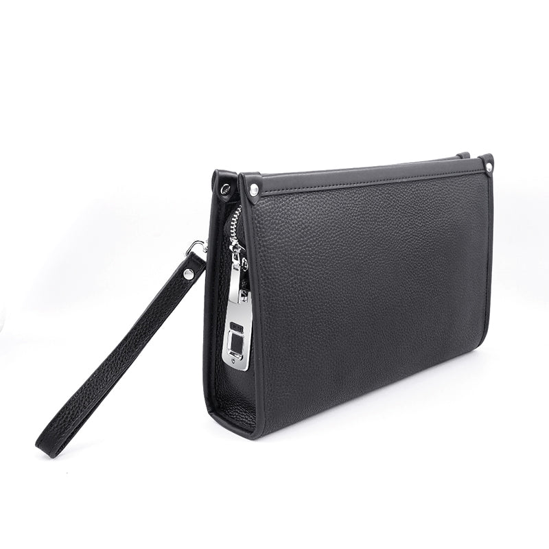 Business-casual bag with fingerprint unlock