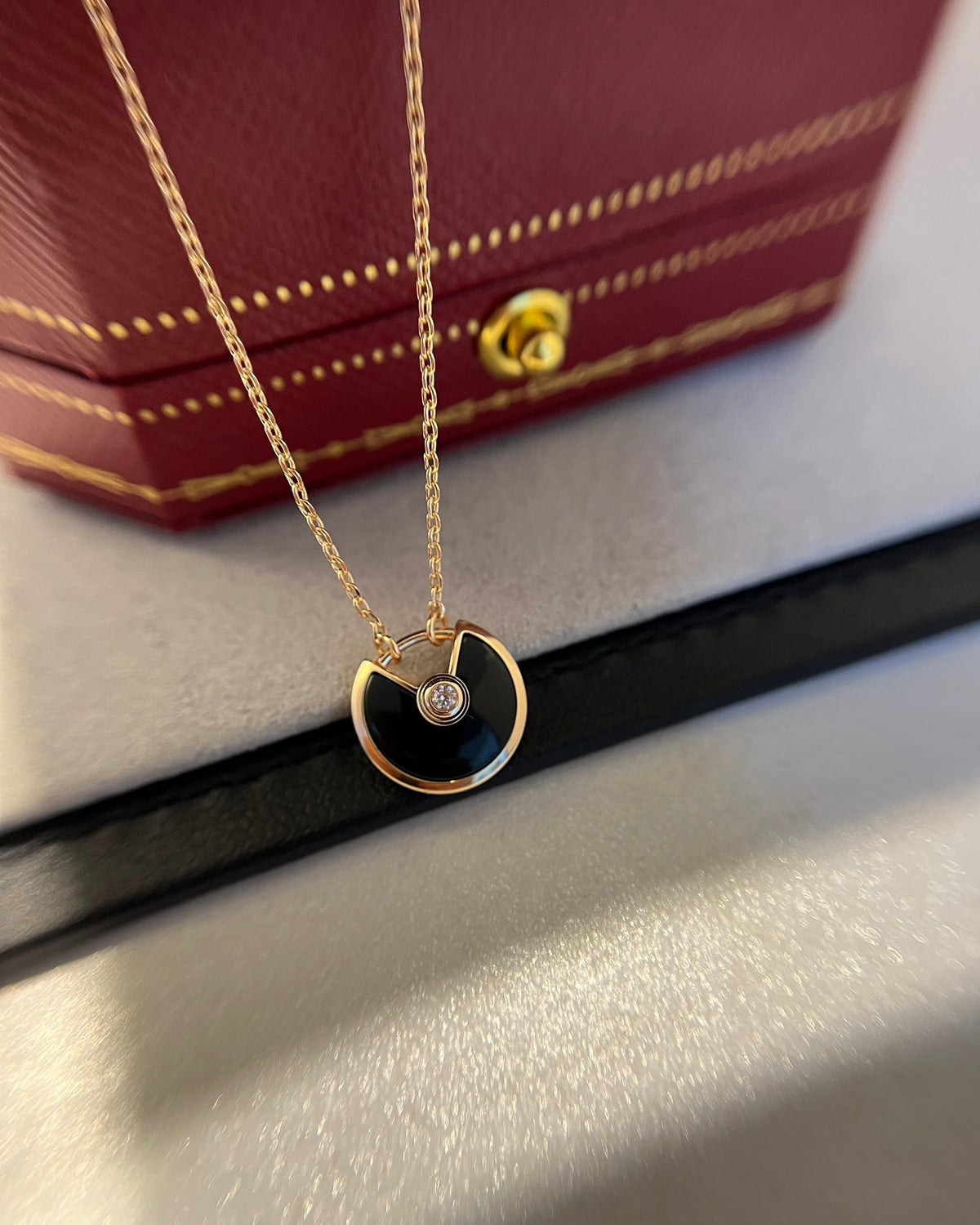 Gold sun necklace