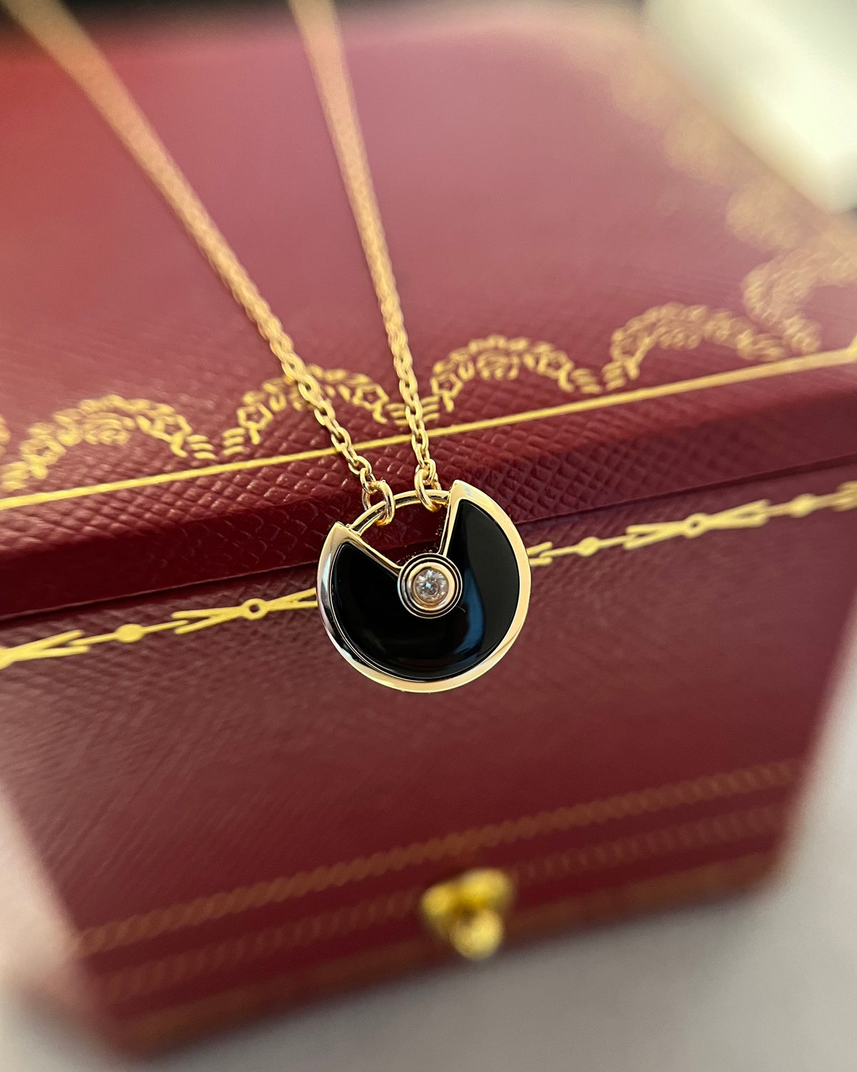 Gold sun necklace