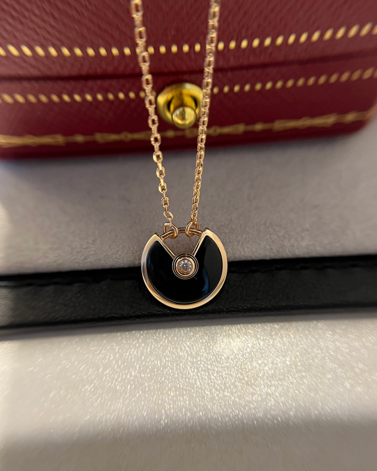 Gold sun necklace