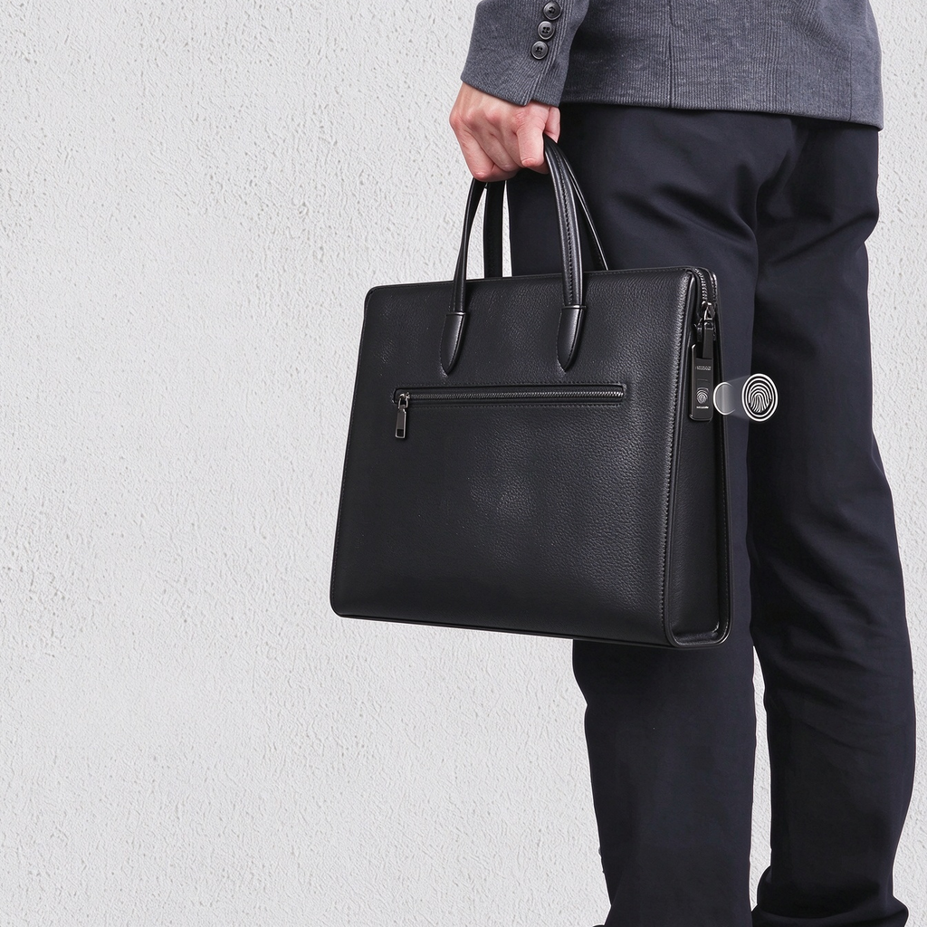 Business Briefcase with Fingerprint Lock