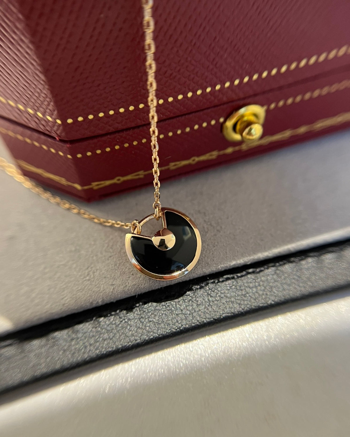 Gold sun necklace