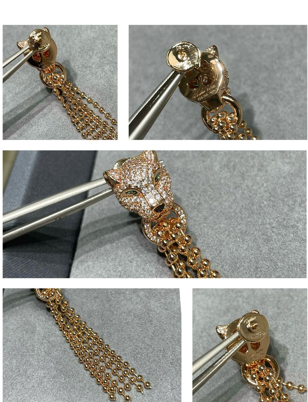 leopard earrings