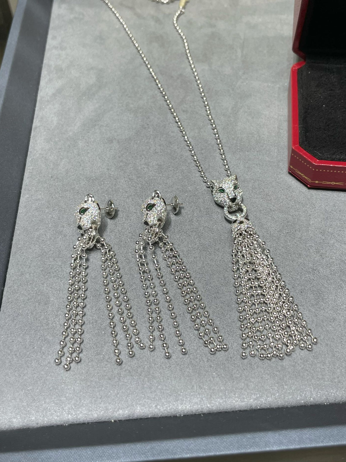 leopard earrings