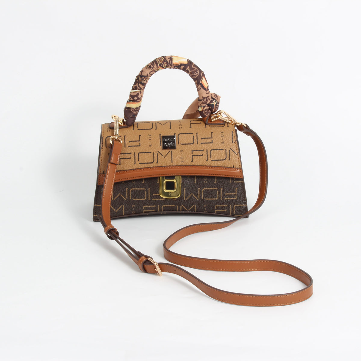 Anti-theft handbag with fingerprint lock for women