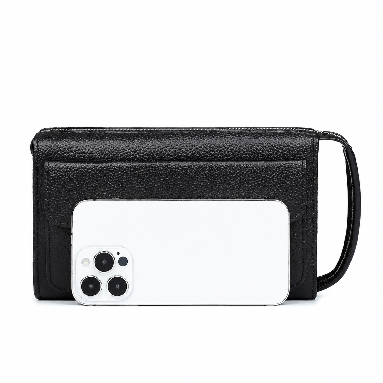 Genuine Leather Fingerprint Lock Fashion Handbag