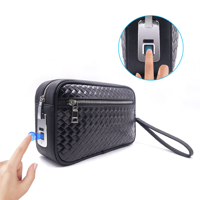 High-end crossbody chest bag with fingerprint lock