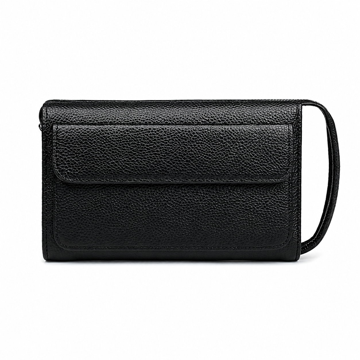 Genuine Leather Fingerprint Lock Fashion Handbag